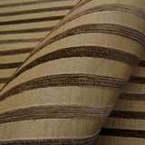 Swavelle Mill Creek Upholstery Fabric Chenille Bengal Stripe Sidwell Latte Toto Fabrics