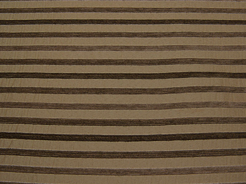 Swavelle Mill Creek Upholstery Fabric Chenille Bengal Stripe Sidwell Latte