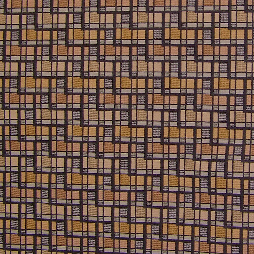 Upholstery Fabric Durable Geometric Skyline Brownstone Toto Fabrics