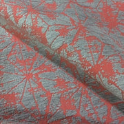 HBF Soft Angles Sorbet Chenille Orange Upholstery Fabric