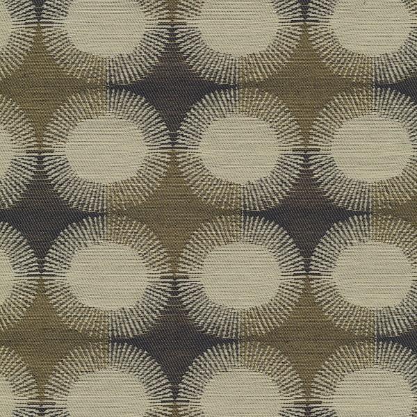 Unika Vaev Solstice Cream Sunburst Beige Upholstery Fabric