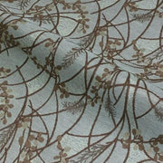 Paul Brayton Somerfield Iced Teal Botanical Blue Upholstery Fabric