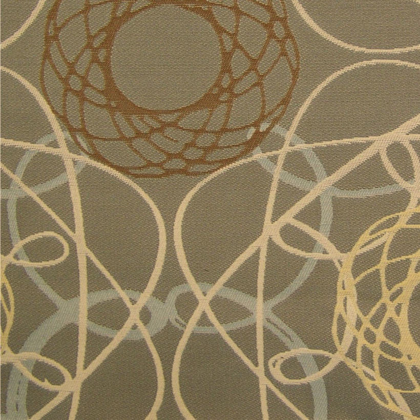 Momentum Textiles Upholstery Fabric Large Scale Geometric Spin Gray Matter Toto Fabrics