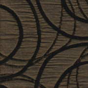Upholstery Fabric Circle Design Spiro Gyro Chocolate Toto Fabrics