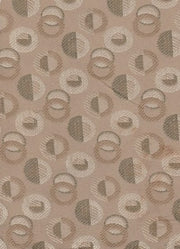 Upholstery Fabric Overlapping Circles Design Spot Light Blonde Toto Fabrics