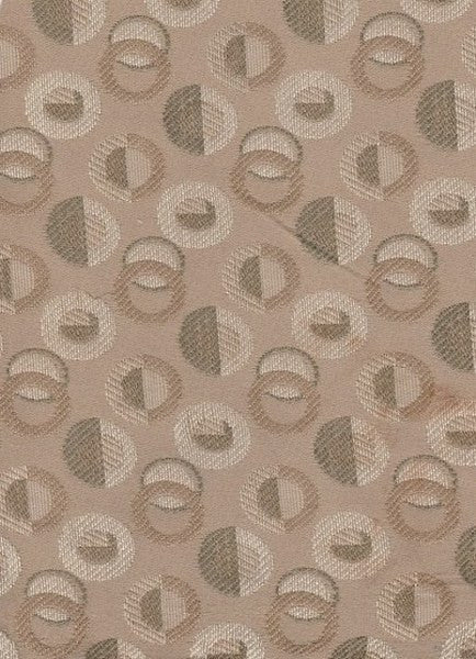Upholstery Fabric Overlapping Circles Design Spot Light Blonde Toto Fabrics