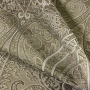 Swavelle Mill Creek Stately Champagne Chenille Paisley Beige Upholstery Fabric