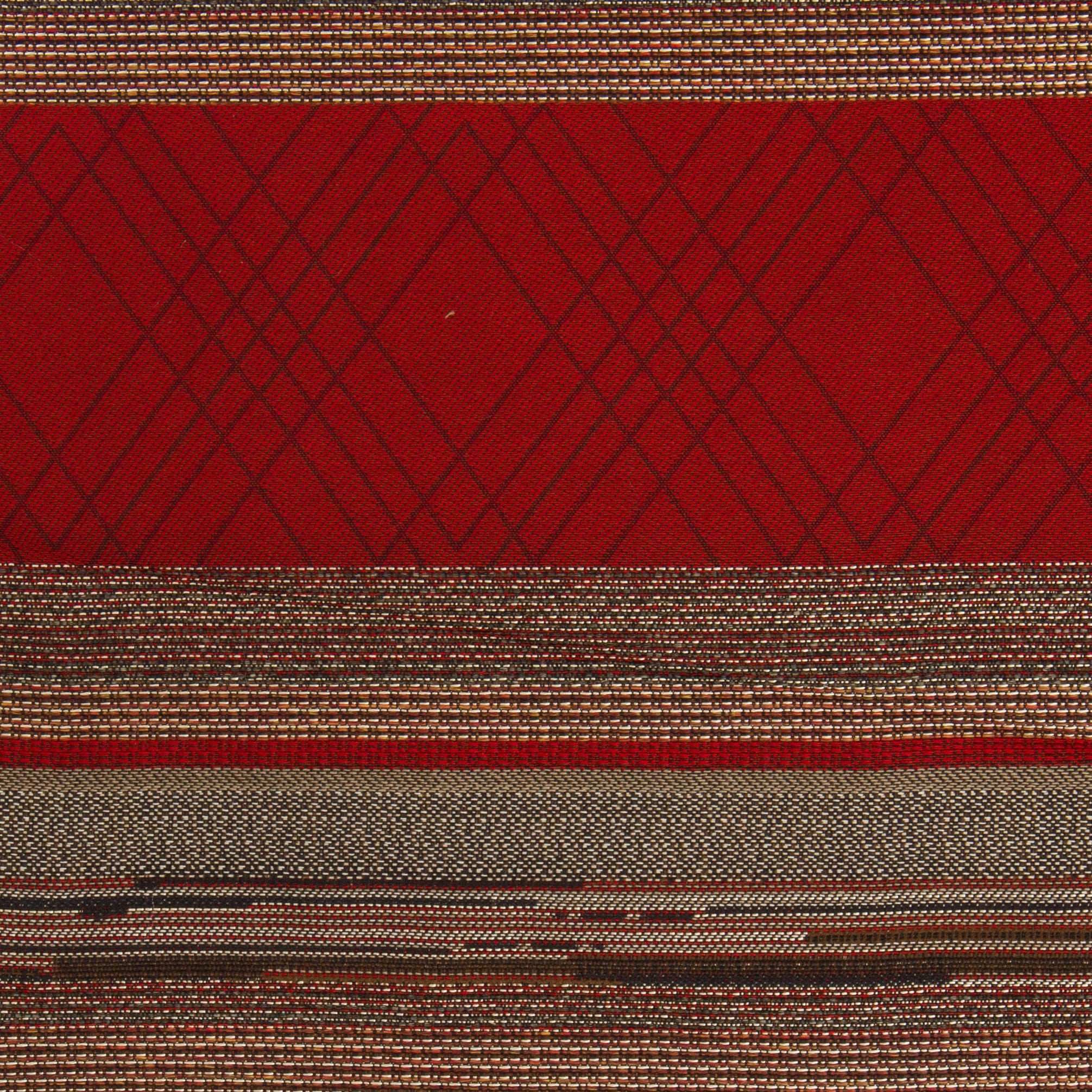 Upholstery Stereo Stripe Dakota Red Toto Fabrics Online
