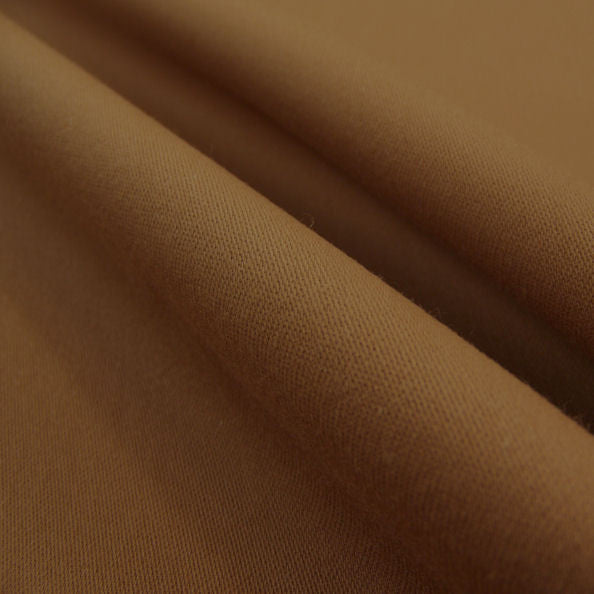 Sterling Caramel Dye Lot 1 Soft Solid Brown Upholstery Fabric