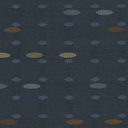 Stone Twilight Colorful Ovals Blue Upholstery Fabric