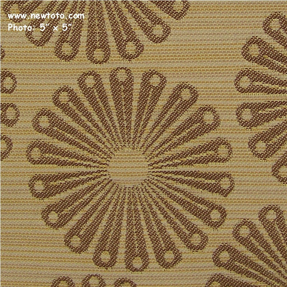 Remnant of CF Stinson Sunburst Basket Upholstery Fabric