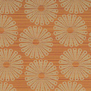 CF Stinson Upholstery Fabric Abstract Floral Sunburst Cantaloupe Toto Fabrics