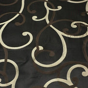 Swavelle Mill Creek Upholstery Fabric Scroll Swirl Onyx Toto Fabrics