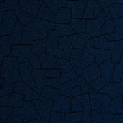 Luna Textiles Switchback Admiral Geometric Blue Upholstery Fabric