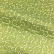 CF Stinson Tangram Key Lime Geometric Green Upholstery Fabric