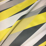 Maharam Taper Lightning Stripe Gray Upholstery Fabric