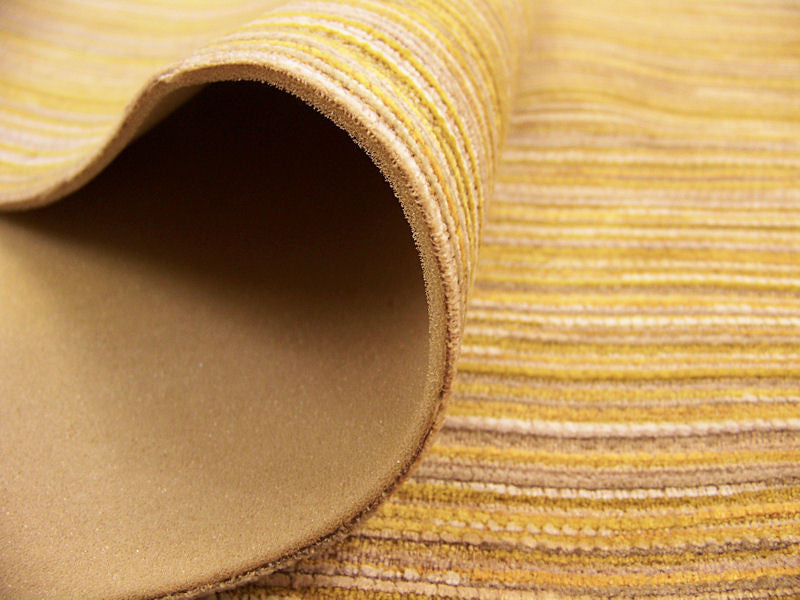 Remnant of Taza Summit Yellow Upholstery Fabric (Foam Back)