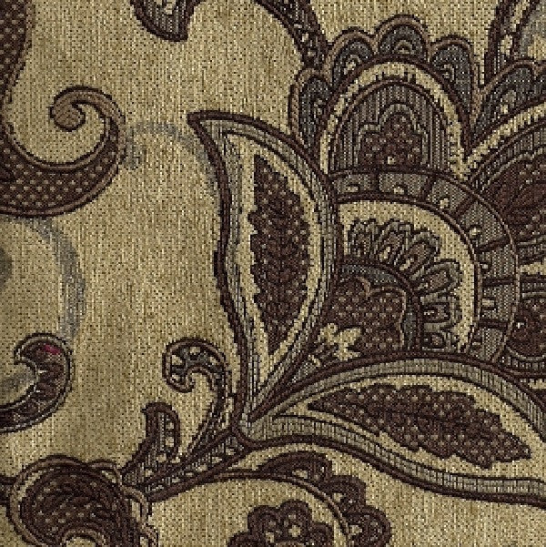 Upholstery Fabric Paisley Design Teagan Beige Toto Fabrics