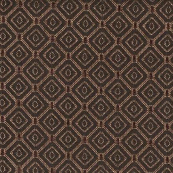 Upholstery Fabric Decorative Squares Teague Mocha Toto Fabrics