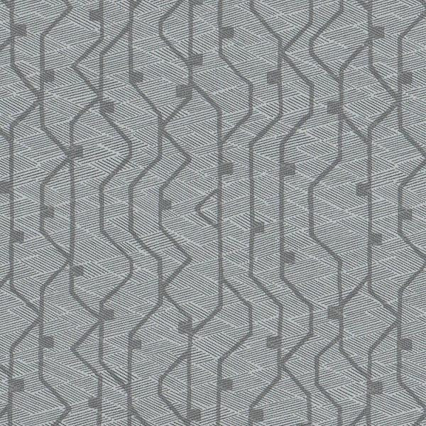 Arc-Com Tectonic Mist Geometric Grey Upholstery Fabric