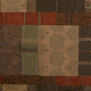 Upholstery Fabric Brown Chenille Matelasse Teton Chestnut Toto Fabrics