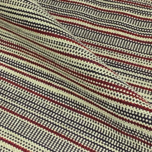 Pollack Thoroughfare Pomegranate Stripe Red Upholstery Fabric