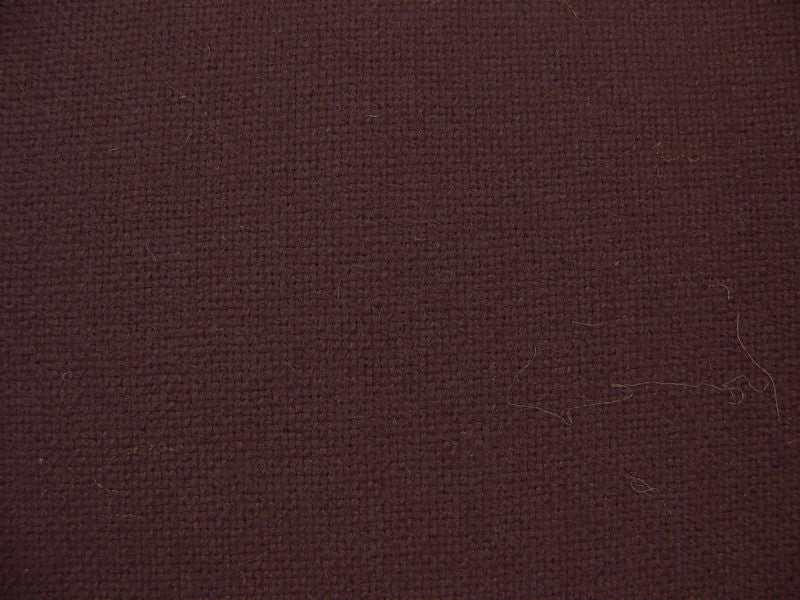 Tinta Color 690 Foam Back Solid Purple Wool Upholstery Fabric