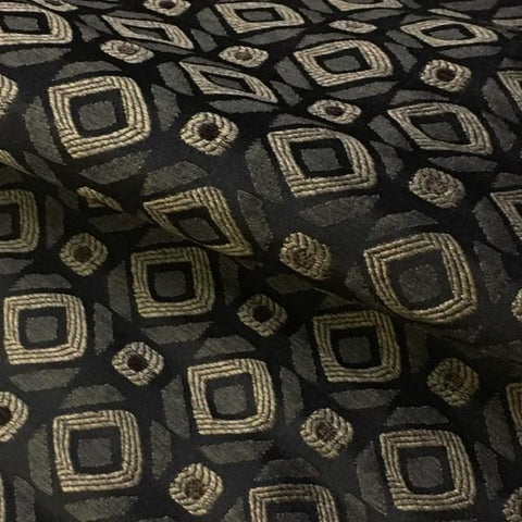 Swavelle Mill Creek Upholstery Fabric Geometric Tippet Chocolate Toto Fabrics