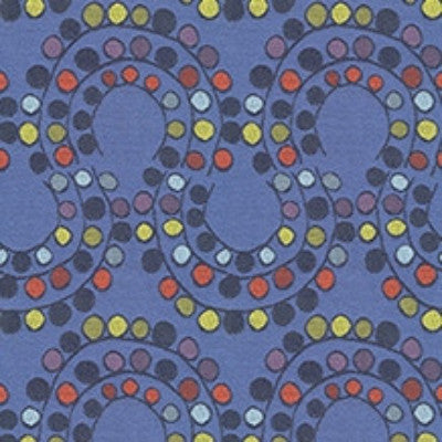 Upholstery Fabric Curved Lines Circles Topsy Turvy Treasure Toto Fabrics