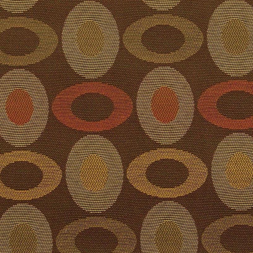 Upholstery Fabric Colored Rings Treat Autumn Toto Fabrics