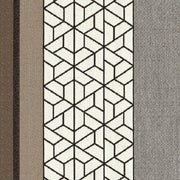 Carnegie Triad Stripe 41 Sunbrella Beige Upholstery Fabric 6258