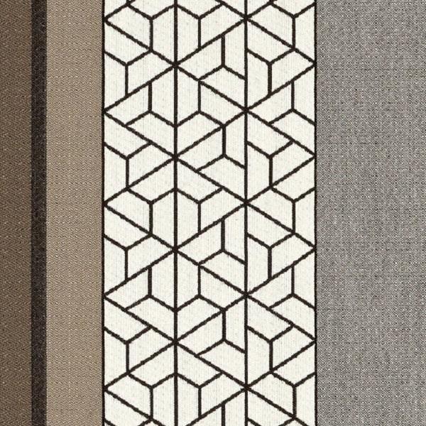 Carnegie Triad Stripe 41 Sunbrella Beige Upholstery Fabric 6258
