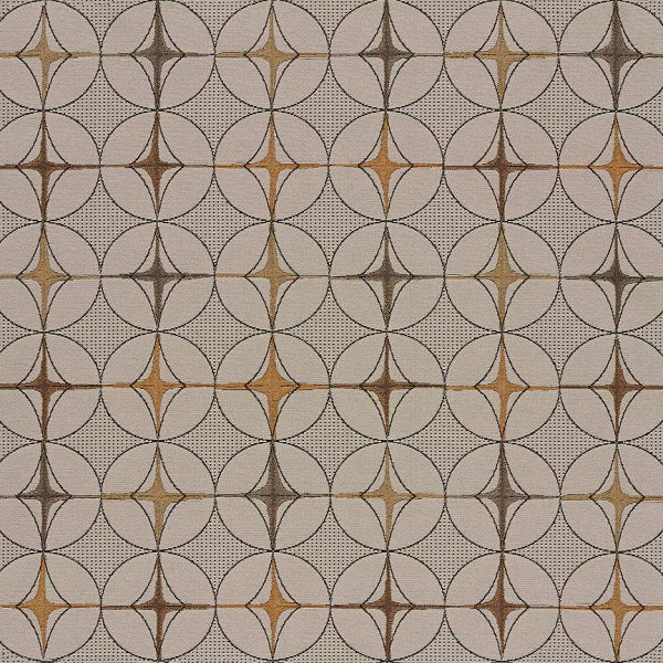 Arc-Com Fabrics Tritik Beach Neutral Geometric Tan Upholstery Fabric