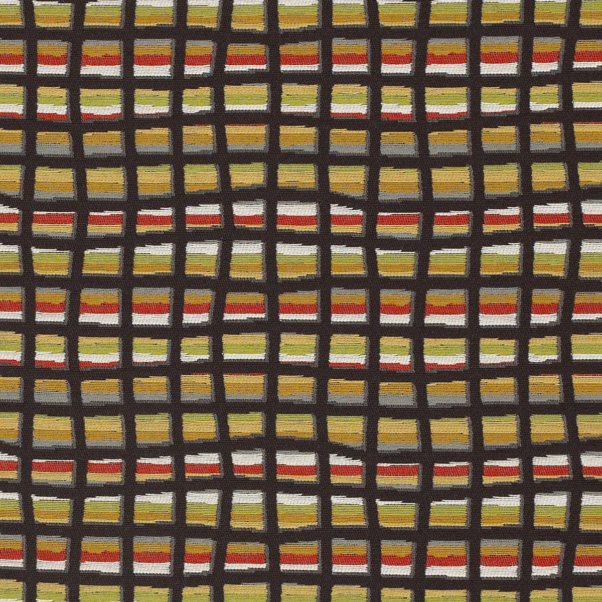 Upholstery Fabric Wavy Windowpane Turin Gianduja Toto Fabrics