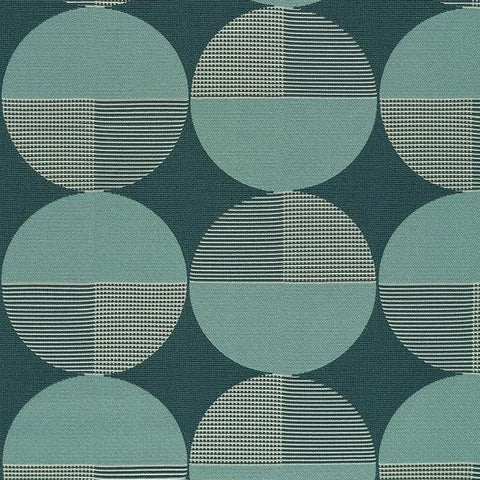 Designtex Turn Lake Geometric Blue Upholstery Fabric