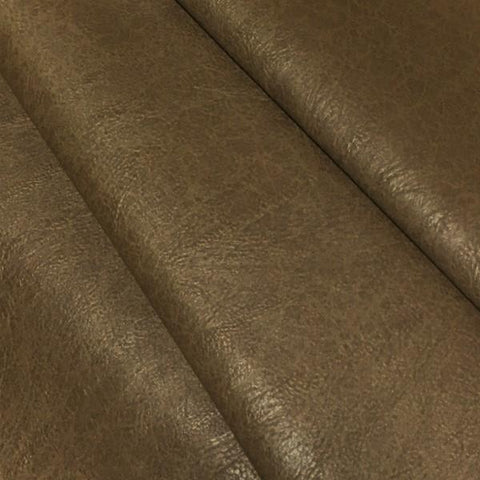 Swavelle Mill Creek Upholstery Fabric Faux Leather Solid Turnbull Chestnut Toto Fabrics