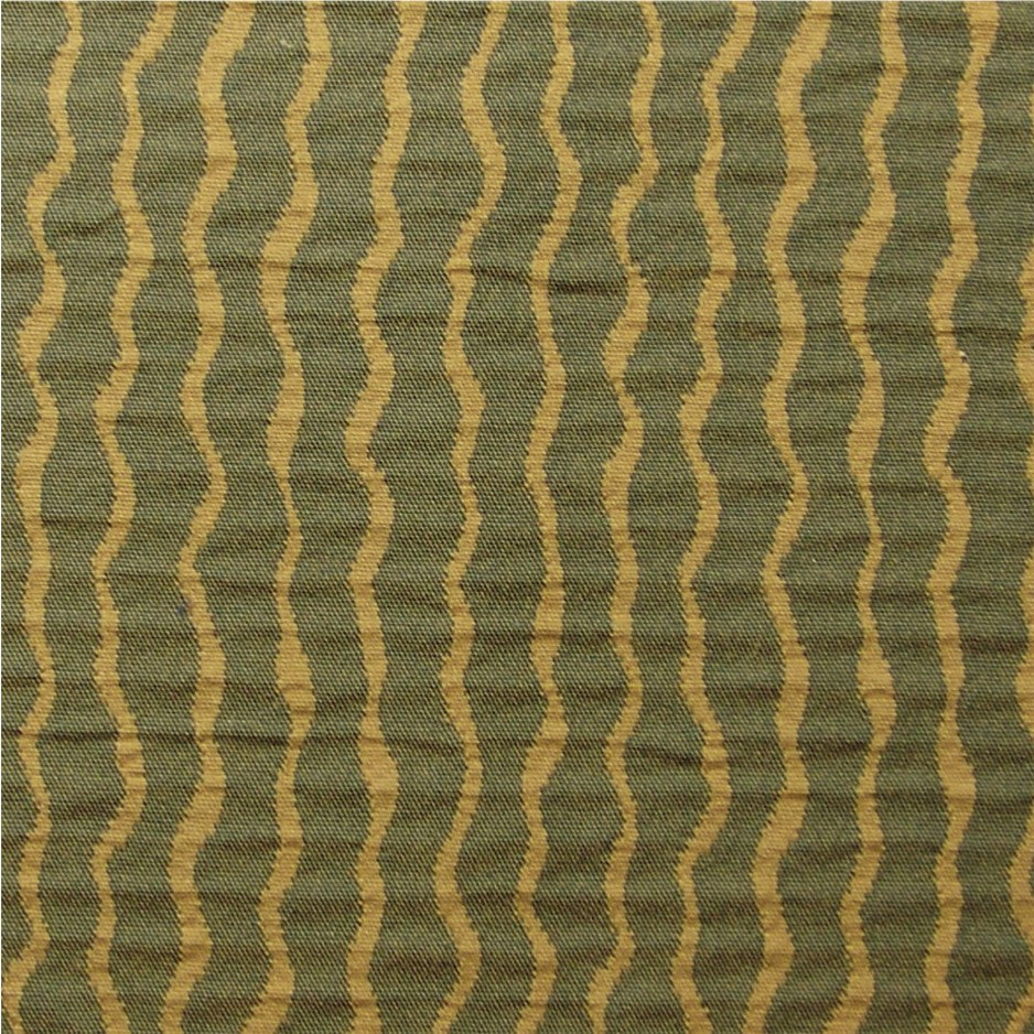Twiggy Wiggly Green Machine  Stripe Upholstery Fabric