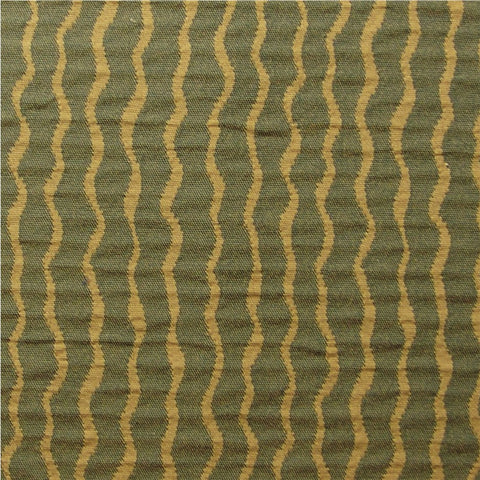 Upholstery Fabric Double Cloth Serpentine Stripe Twiggy Wiggly Green Machine Toto Fabrics