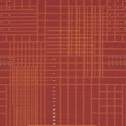 Urban Hearth Modern Geometric Red Upholstery Fabric