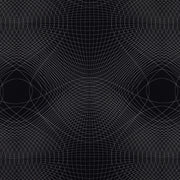Upholstery Fabric Large Scale Spirograph Veer Black Toto Fabrics