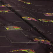 CF Stinson Voltage Electric Geometric Burgundy Upholstery Fabric