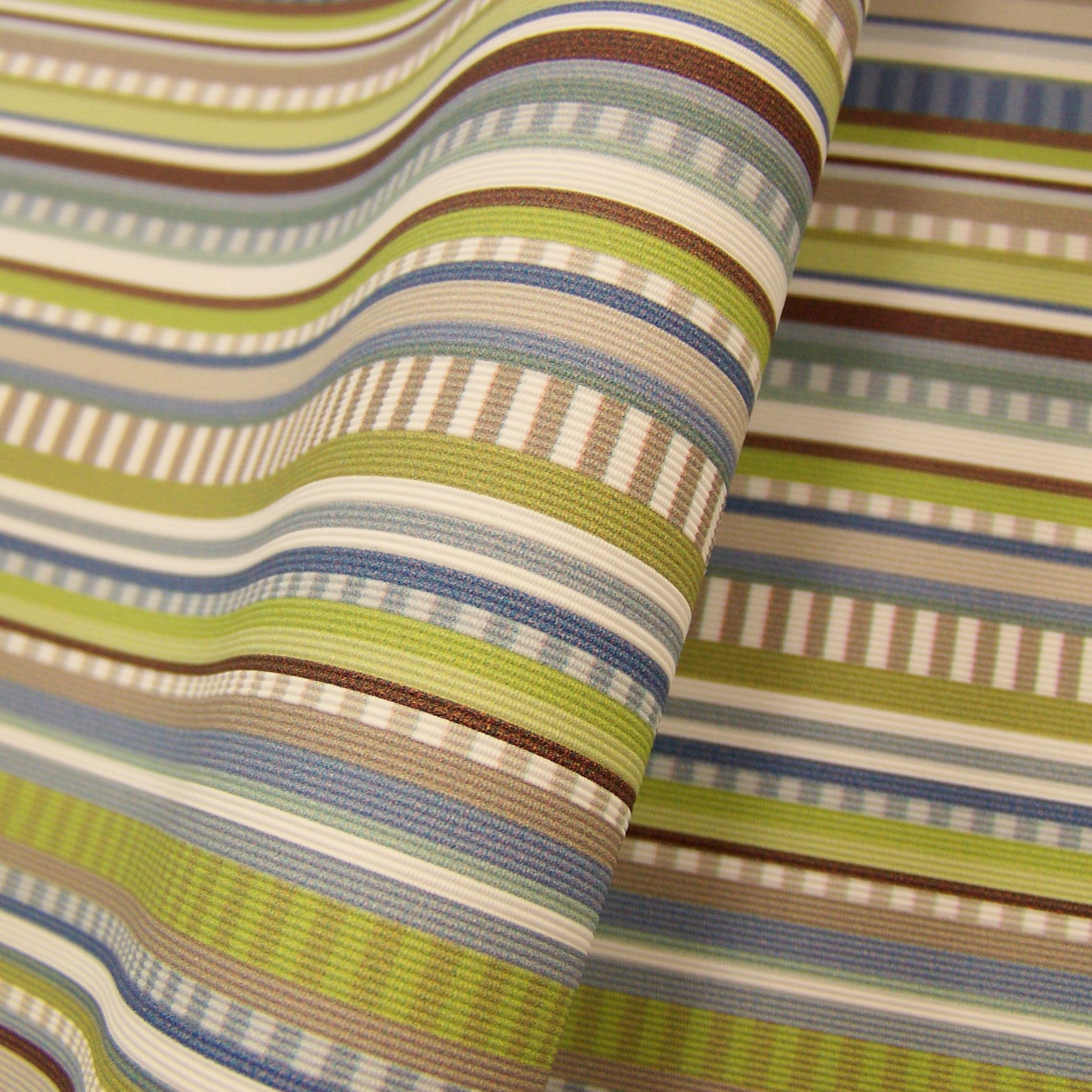 CF Stinson Walk The Line Shoreline Stripe Multi Upholstery Vinyl 
