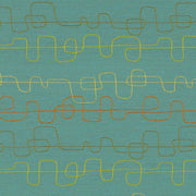 Upholstery Fabric Squiggly Line Stripes  Wander Laguna Toto Fabrics