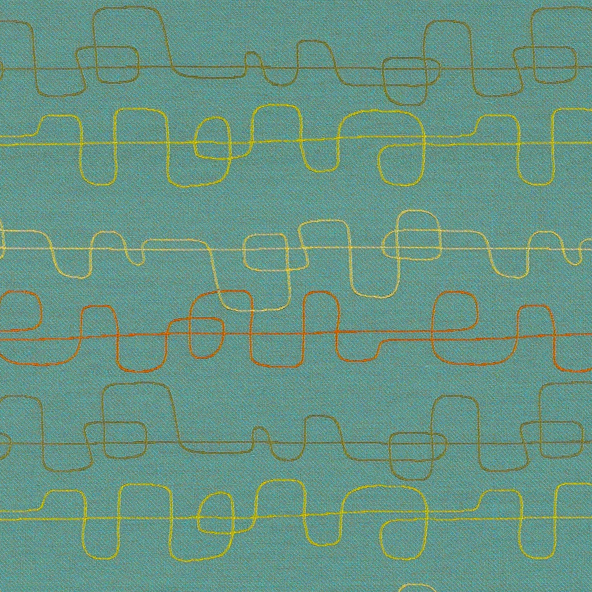 Upholstery Fabric Squiggly Line Stripes  Wander Laguna Toto Fabrics