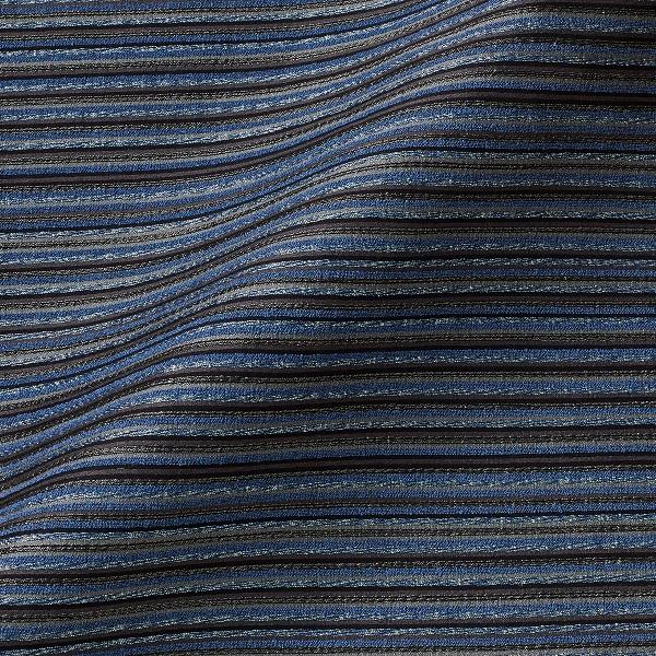 Pallas West Bangle Marine Stripe Blue Upholstery Fabric