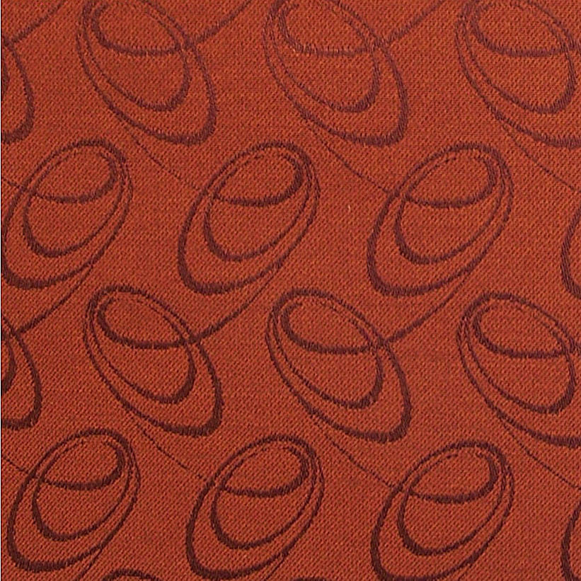 Remnant of Whirlwind Paprika Red Upholstery Fabric