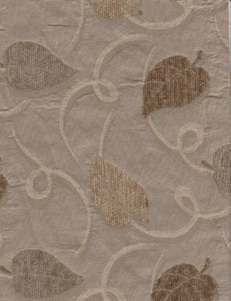 Upholstery Fabric Falling Leaves Windswept Taupe Toto Fabrics