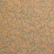 Upholstery Fabric Vermicular Ivory Wire Cerulean Hue Toto Fabrics