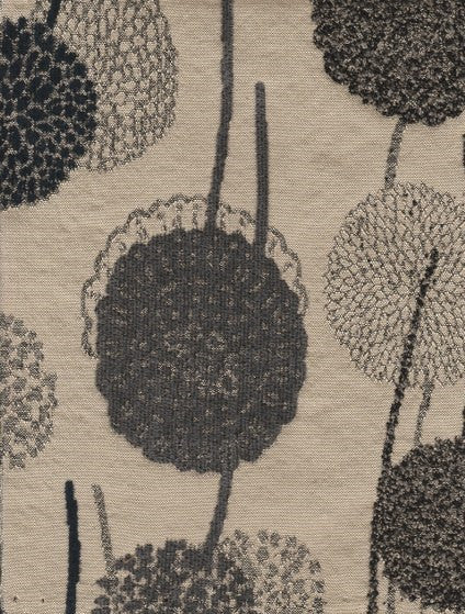 Upholstery Fabric Blue Poppies Design Wonderland Indigo Toto Fabrics
