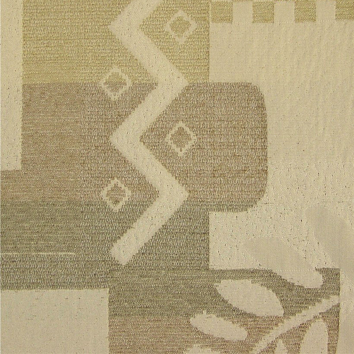 Upholstery Fabric Geometric Aztec Foliage Matelasse Yonder Vanilla Toto Fabrics